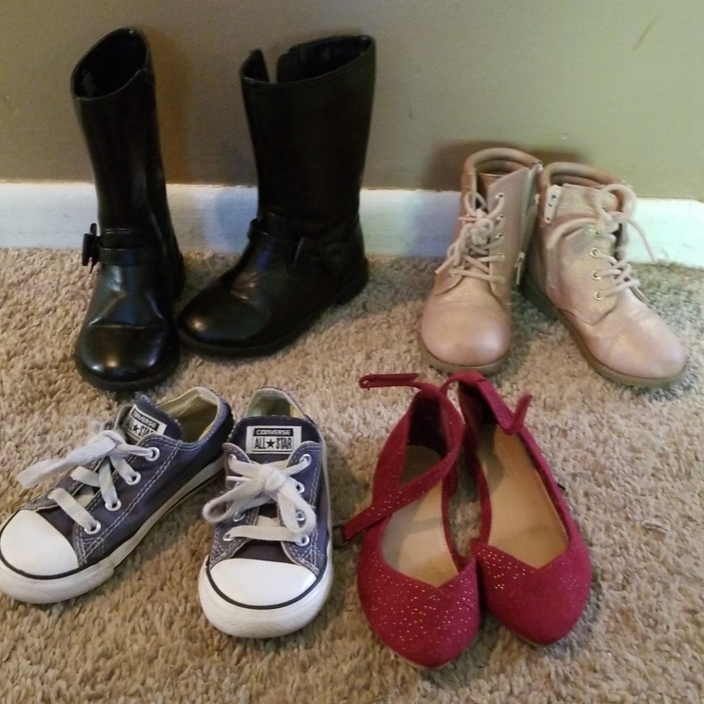 Toddler girls size 8 shoe bundle